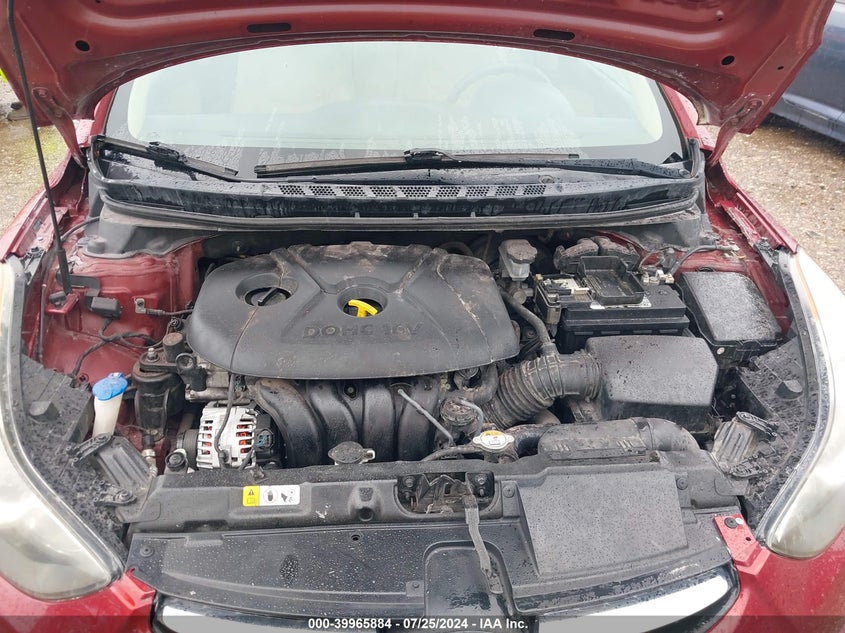 2013 Hyundai Elantra Gls VIN: 5NPDH4AE0DH364388 Lot: 39965884