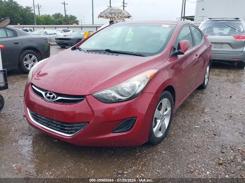 2013 Hyundai Elantra Gls VIN: 5NPDH4AE0DH364388 Lot: 39965884