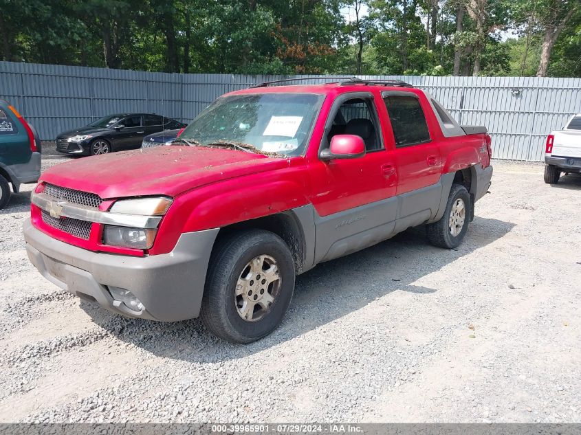 3GNEK13T92G169693 | 2002 CHEVROLET AVALANCHE 1500