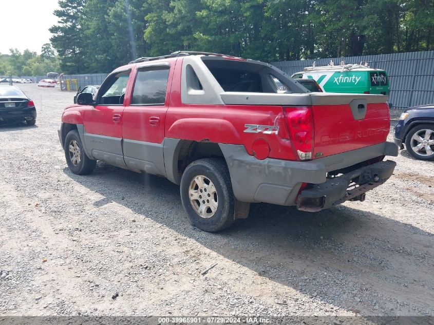 3GNEK13T92G169693 | 2002 CHEVROLET AVALANCHE 1500