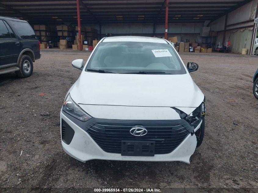 2017 Hyundai Ioniq Hybrid Blue VIN: KMHC65LC4HU047692 Lot: 39965934