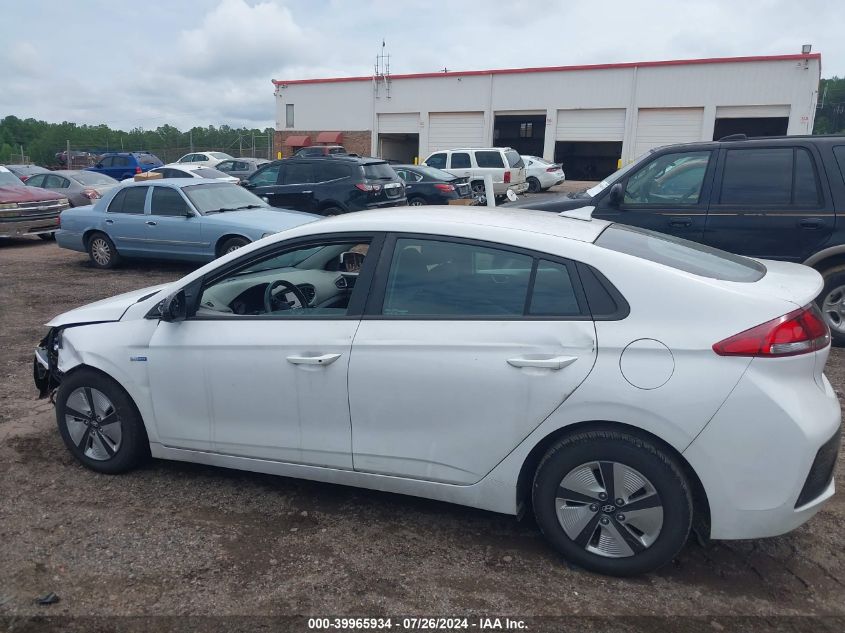 2017 Hyundai Ioniq Hybrid Blue VIN: KMHC65LC4HU047692 Lot: 39965934