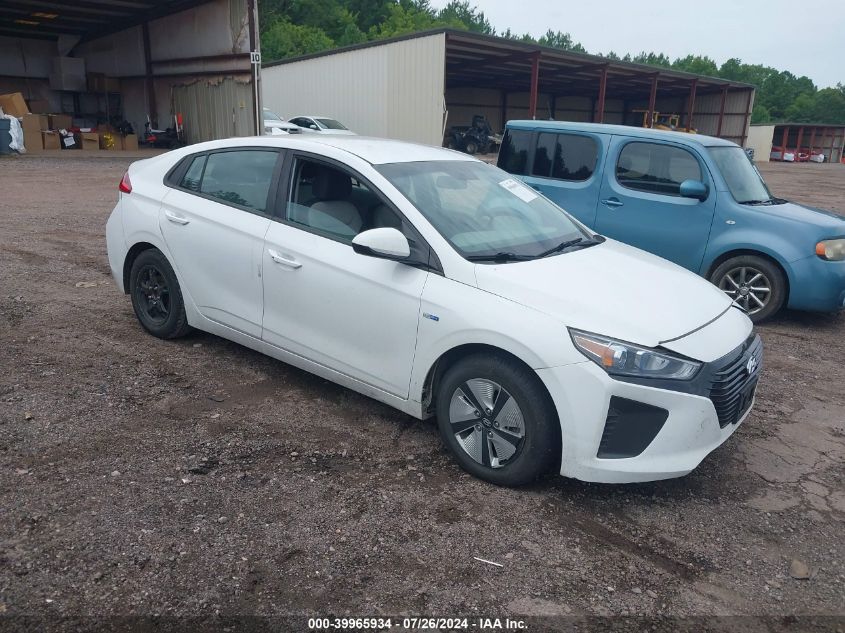 2017 Hyundai Ioniq Hybrid Blue VIN: KMHC65LC4HU047692 Lot: 39965934