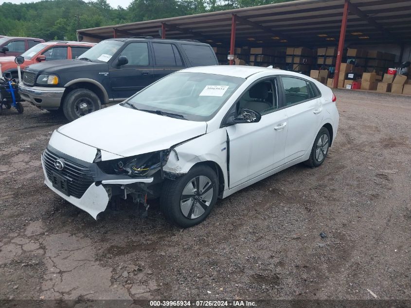 2017 Hyundai Ioniq Hybrid Blue VIN: KMHC65LC4HU047692 Lot: 39965934