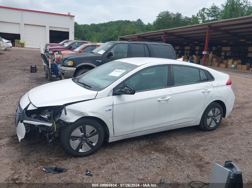 2017 Hyundai Ioniq Hybrid Blue VIN: KMHC65LC4HU047692 Lot: 39965934