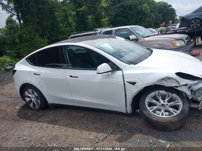 2021 TESLA MODEL Y LONG RANGE DUAL MOTOR ALL-WHEEL DRIVE - 5YJYGDEE6MF255074