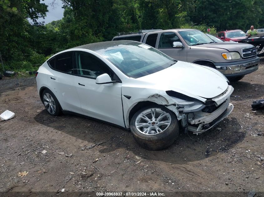 5YJYGDEE6MF255074 2021 TESLA MODEL Y - Image 1