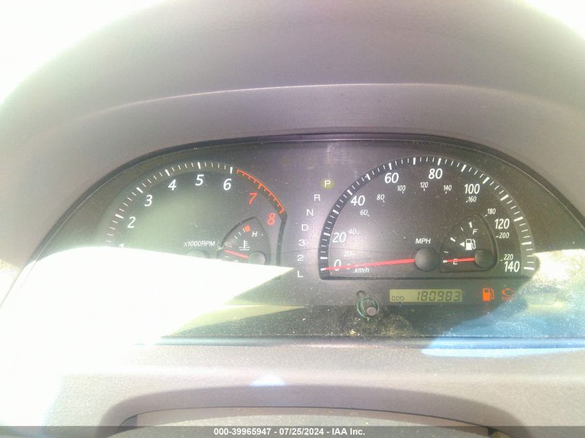 2003 Toyota Camry Xle V6 VIN: 4T1BF30K73U552050 Lot: 39965947