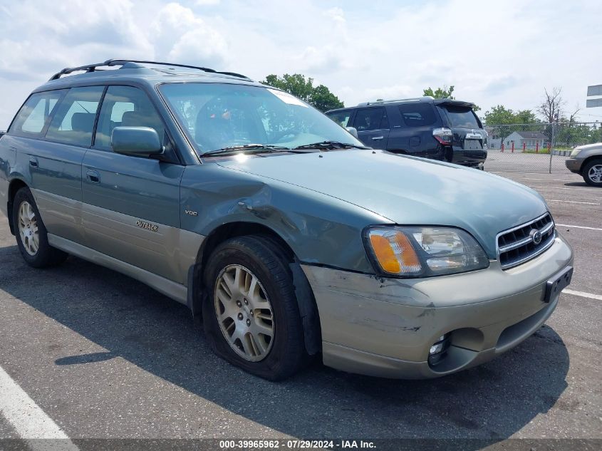 2002 Subaru Outback H6-3.0 Vdc VIN: 4S3BH896427608606 Lot: 39965962