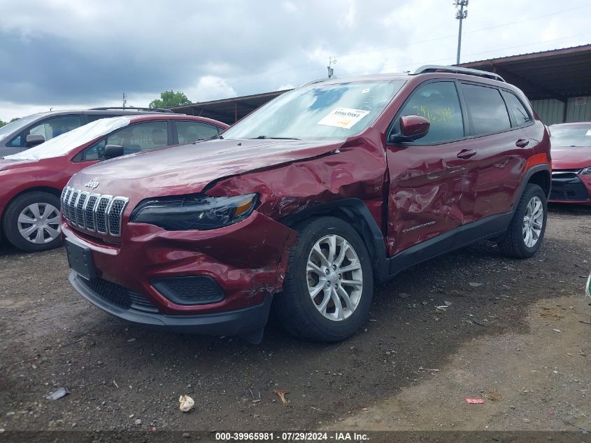 2020 Jeep Cherokee Latitude Fwd VIN: 1C4PJLCB8LD653814 Lot: 39965981