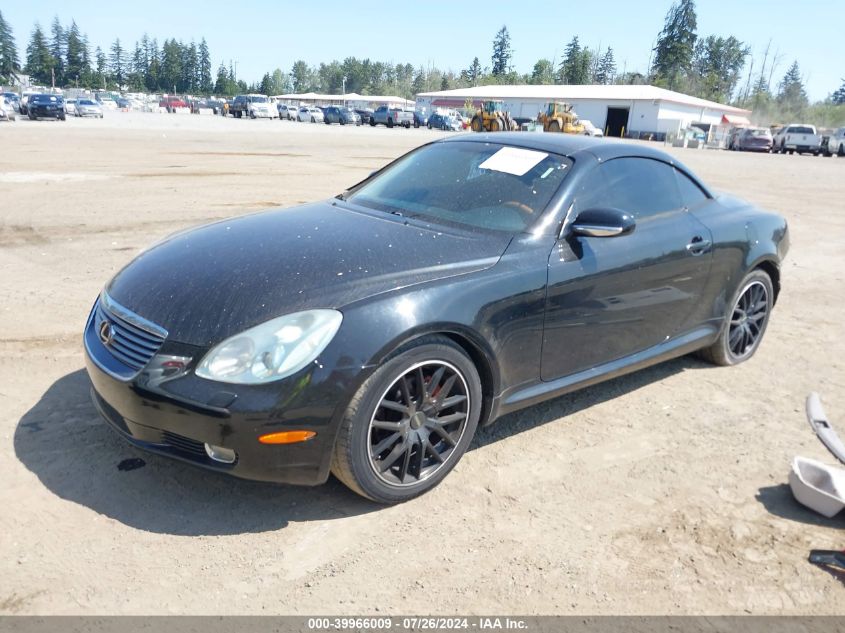 2002 Lexus Sc 430 VIN: JTHFN48Y020026726 Lot: 39966009