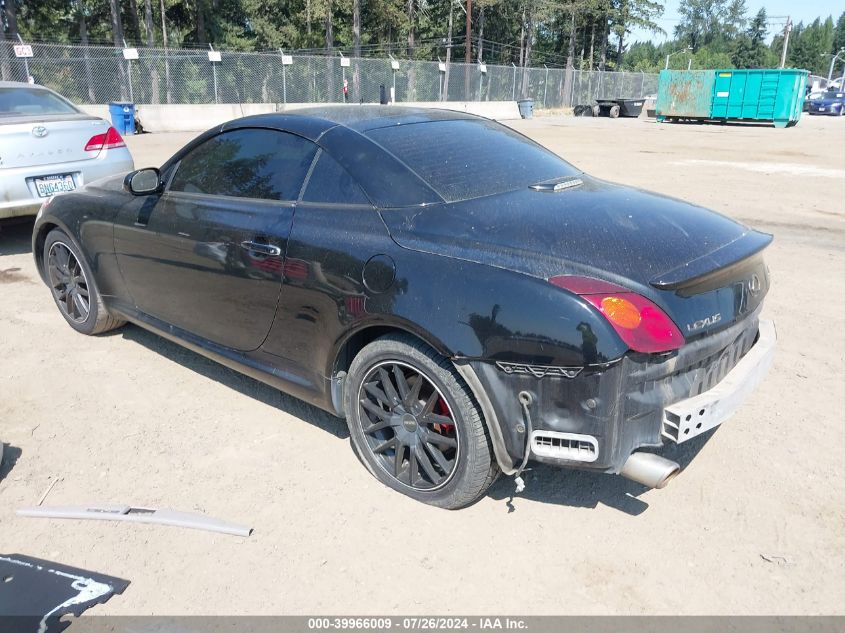 2002 Lexus Sc 430 VIN: JTHFN48Y020026726 Lot: 39966009