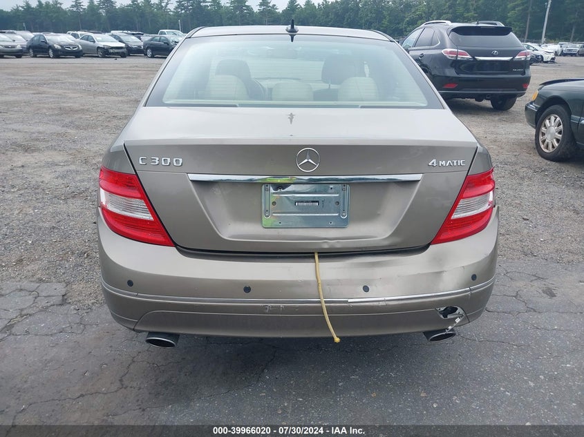 2008 Mercedes-Benz C 300 Luxury 4Matic/Sport 4Matic VIN: WDDGF81X58F077338 Lot: 39966020