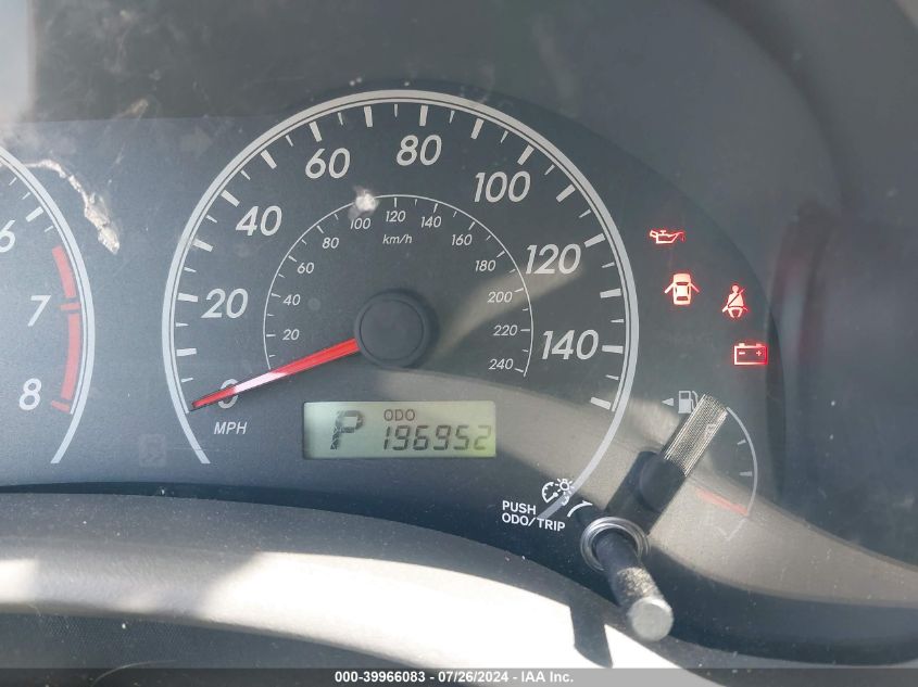 2009 Toyota Corolla Le VIN: 2T1BU40E39C053634 Lot: 39966083