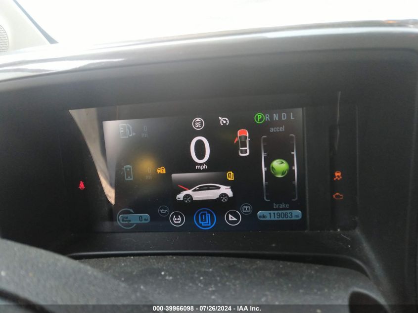 2011 Chevrolet Volt VIN: 1G1RD6E43BU102200 Lot: 39966098