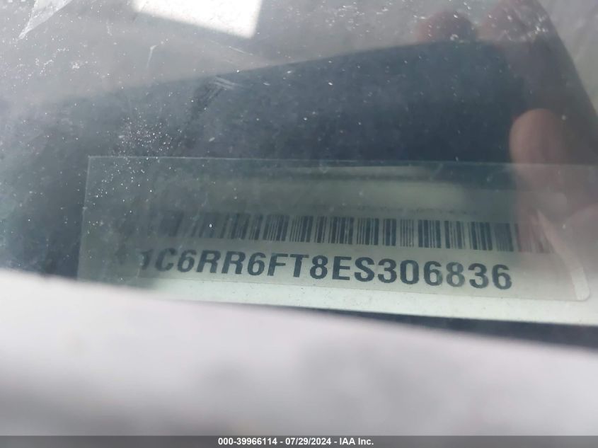 2014 Ram 1500 St VIN: 1C6RR6FT8ES306836 Lot: 39966114