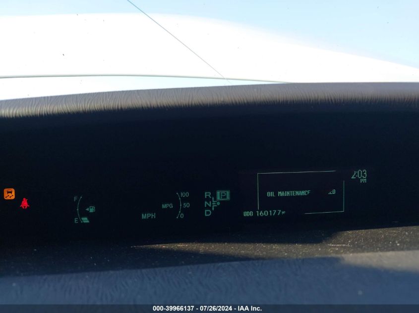 2010 Toyota Prius Iii VIN: JTDKN3DUXA0189752 Lot: 39966137