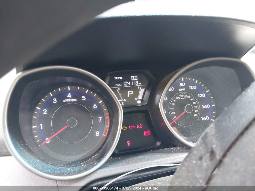 2013 Hyundai Elantra Gls VIN: 5NPDH4AE8DH361741 Lot: 39966174