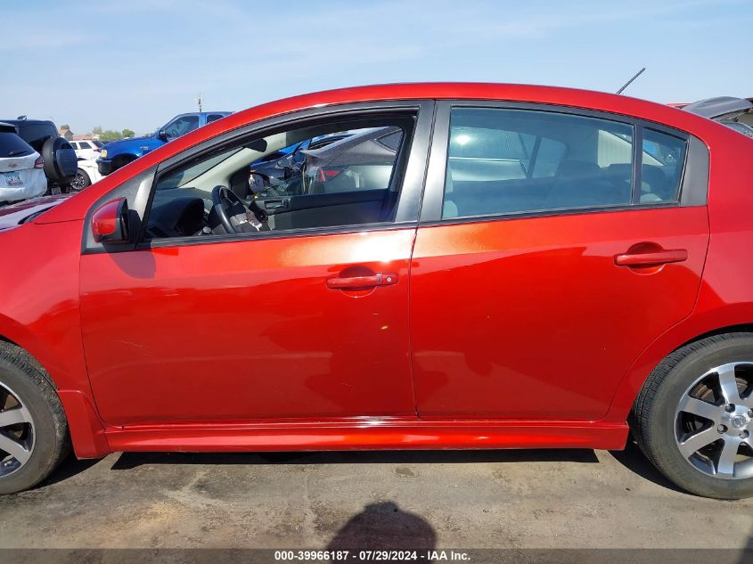 2011 Nissan Sentra 2.0Sr VIN: 3N1AB6APXBL729130 Lot: 39966187