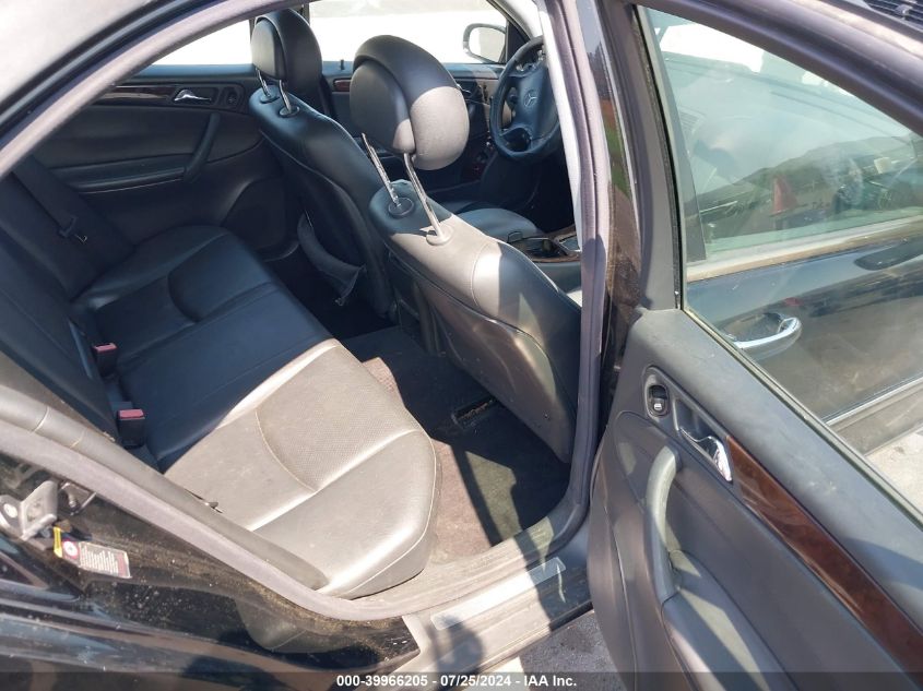 2004 Mercedes-Benz C 320 4Matic VIN: WDBRF84J94F505110 Lot: 39966205