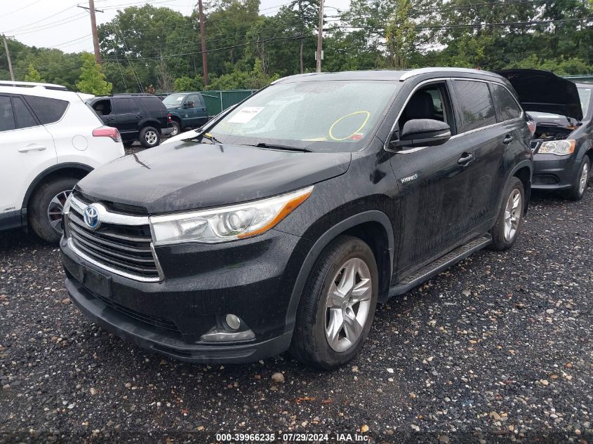 2015 Toyota Highlander VIN: 5TDDCRFH9FS009229 Lot: 39966235