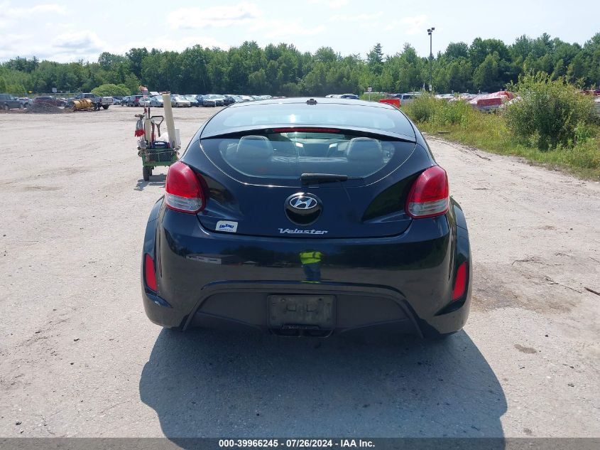 2012 Hyundai Veloster Base W/Gray VIN: KMHTC6AD3CU028232 Lot: 39966245