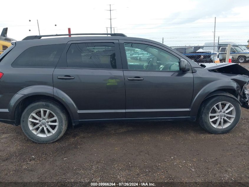 2016 Dodge Journey Sxt VIN: 3C4PDCBGXGT206390 Lot: 39966264