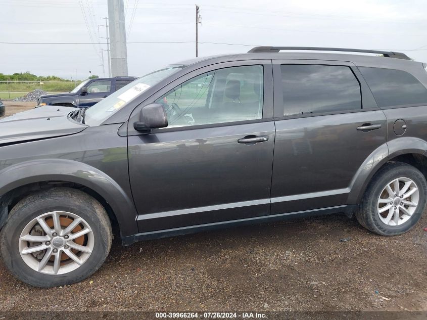 2016 Dodge Journey Sxt VIN: 3C4PDCBGXGT206390 Lot: 39966264