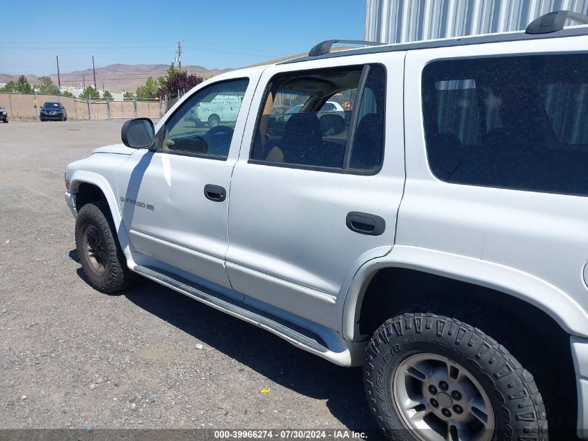 2000 Dodge Durango VIN: 1C4HS28ZXYF199009 Lot: 39966274