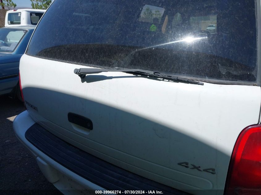 2000 Dodge Durango VIN: 1C4HS28ZXYF199009 Lot: 39966274