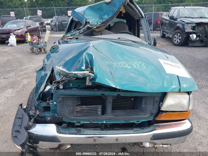 1998 Ford Ranger Splash/Xl/Xlt VIN: 1FTYR14UXWTA62931 Lot: 39966333