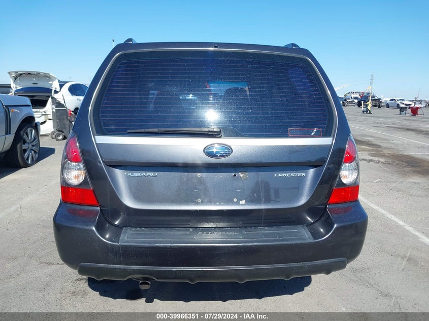2008 Subaru Forester 2.5X VIN: JF1SG63668G708060 Lot: 39966351