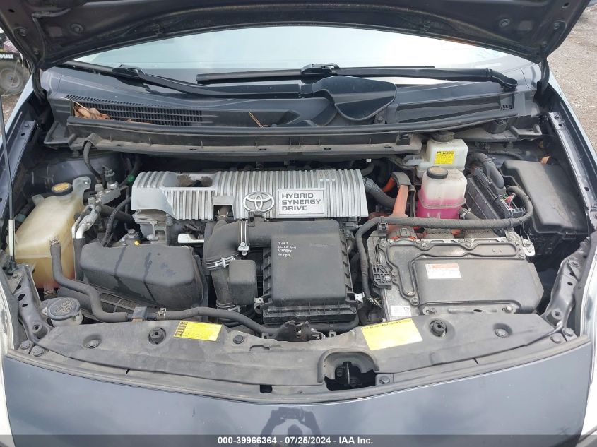 2013 Toyota Prius Two VIN: JTDKN3DU1D1649864 Lot: 39966364