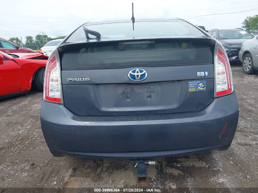 2013 Toyota Prius Two VIN: JTDKN3DU1D1649864 Lot: 39966364