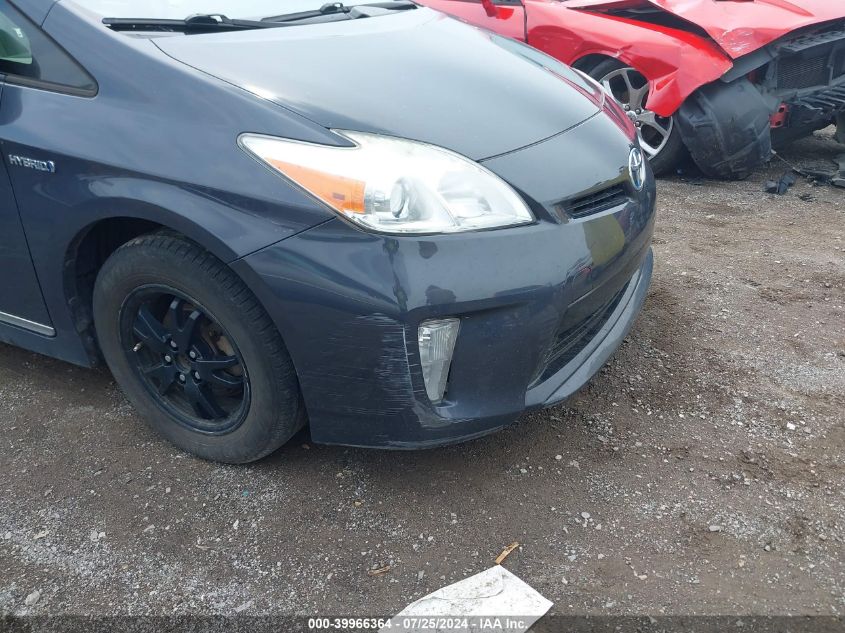 2013 Toyota Prius Two VIN: JTDKN3DU1D1649864 Lot: 39966364