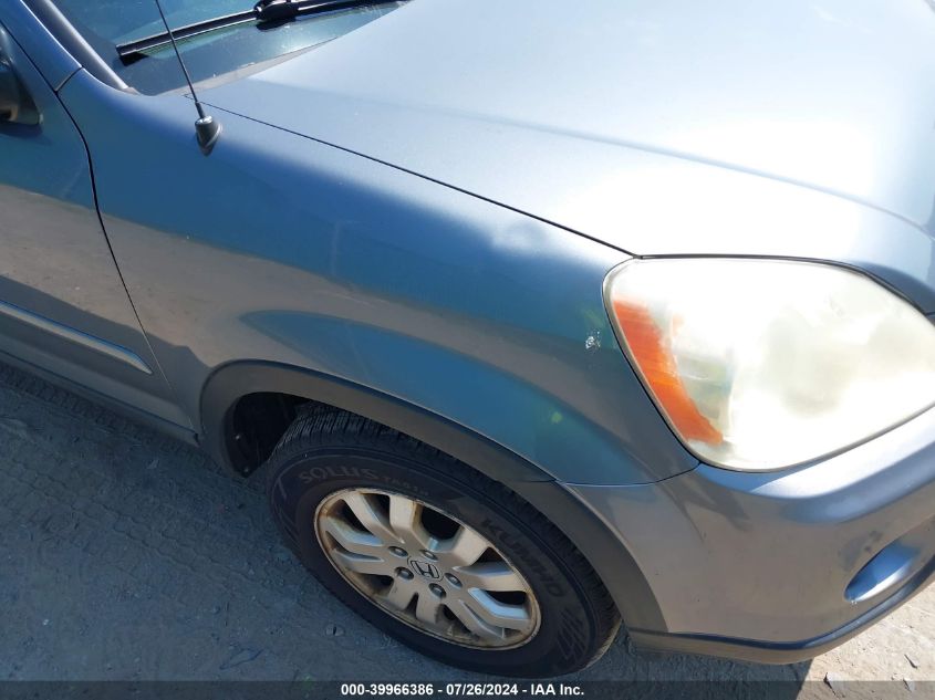 2005 Honda Cr-V Se VIN: SHSRD78905U326700 Lot: 39966386