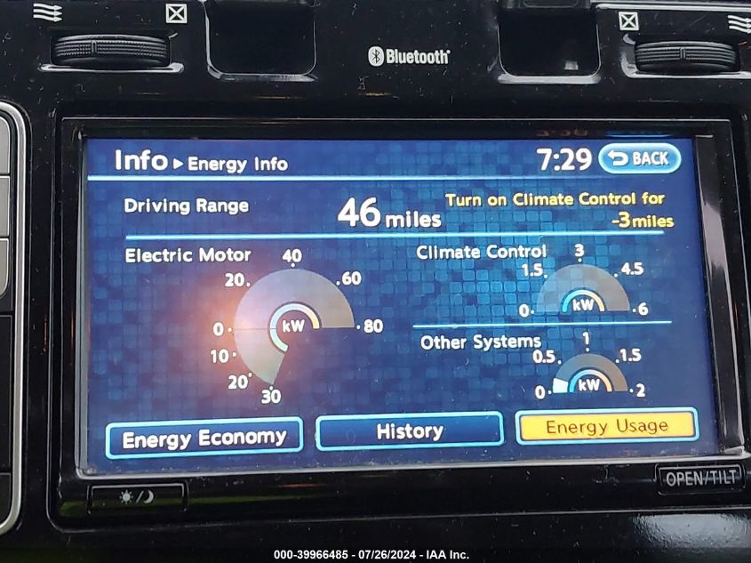 2015 Nissan Leaf Sv VIN: 1N4AZ0CP4FC314685 Lot: 39966485