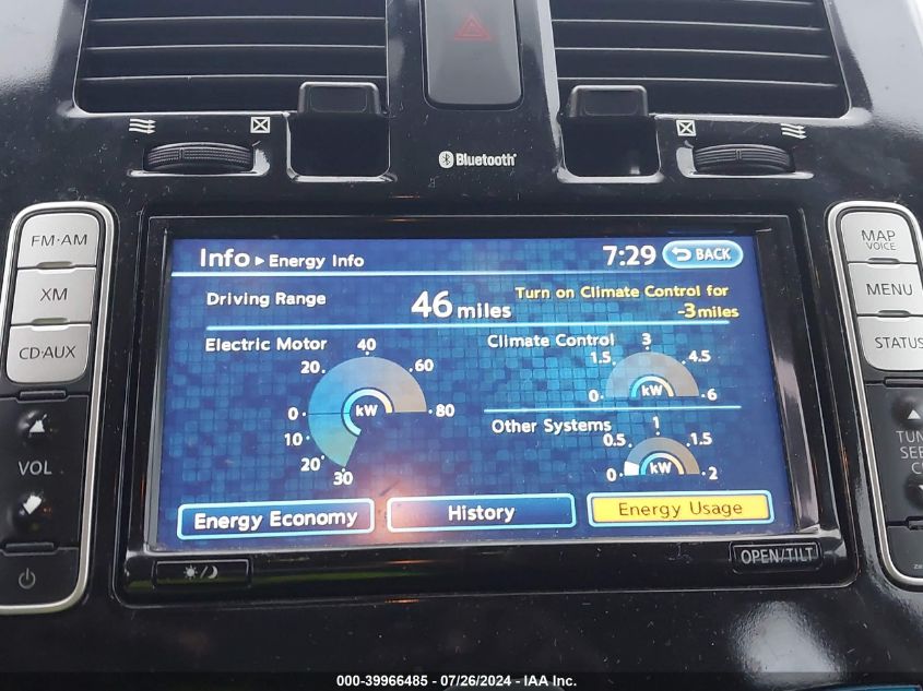 2015 Nissan Leaf Sv VIN: 1N4AZ0CP4FC314685 Lot: 39966485