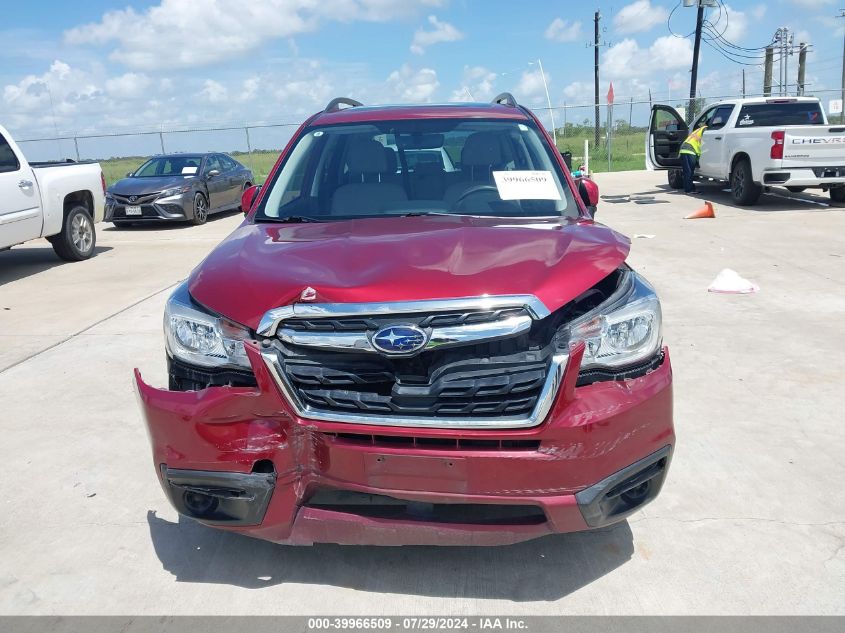 2018 Subaru Forester 2.5I Premium VIN: JF2SJADC7JH587110 Lot: 39966509