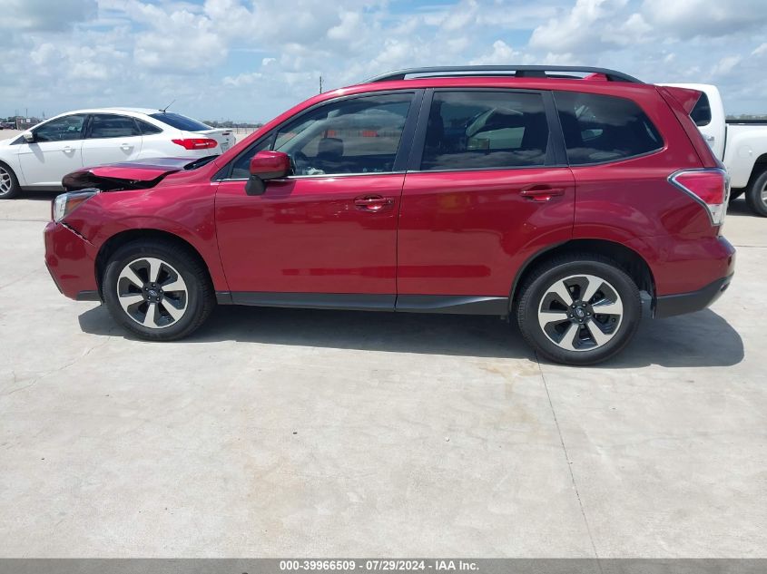 2018 Subaru Forester 2.5I Premium VIN: JF2SJADC7JH587110 Lot: 39966509