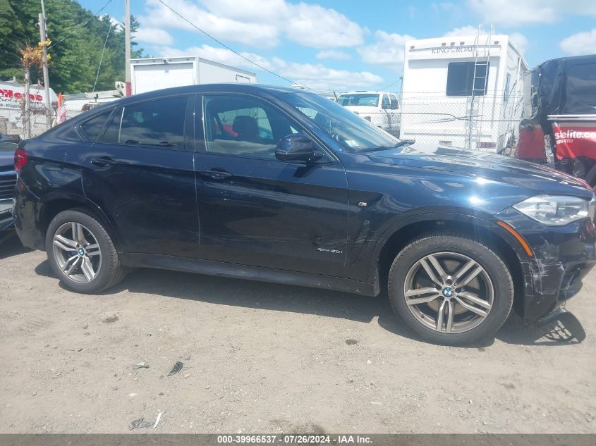 2016 BMW X6 xDrive50I VIN: 5UXKU6C52G0R34435 Lot: 39966537