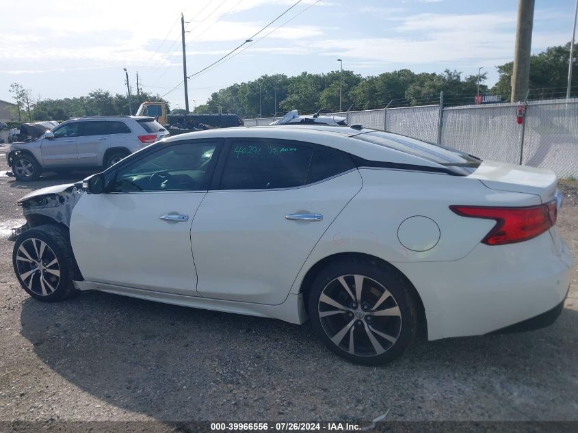 2017 Nissan Maxima 3.5S/Sv/Sl/Sr/Plat VIN: 1N4AA6AP2HC407088 Lot: 39966556