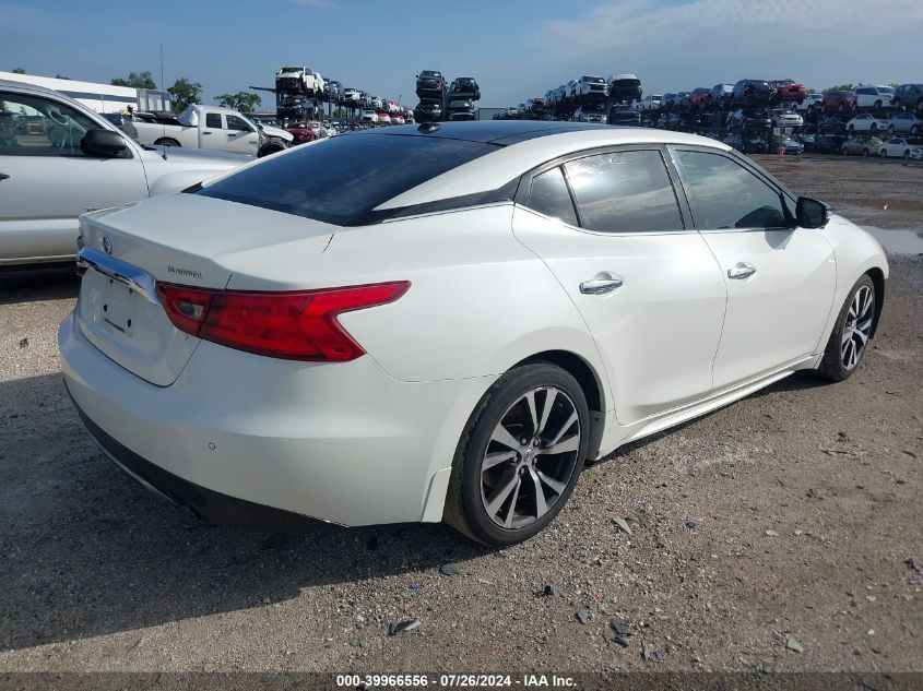 2017 Nissan Maxima 3.5S/Sv/Sl/Sr/Plat VIN: 1N4AA6AP2HC407088 Lot: 39966556