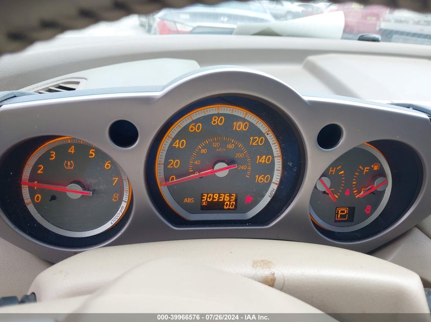 2007 Nissan Murano Sl VIN: JN8AZ08T87W523562 Lot: 39966576