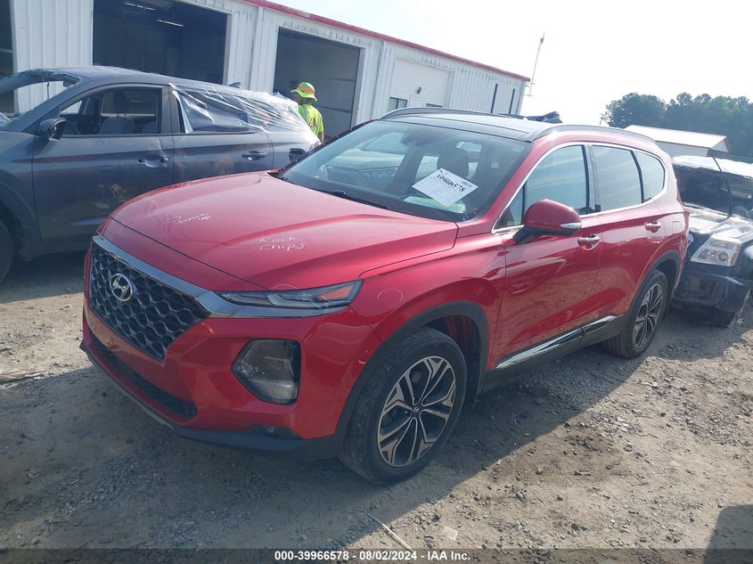 VIN 5NMS53AA9LH230658 2020 HYUNDAI SANTA FE LIMITED 2.0T