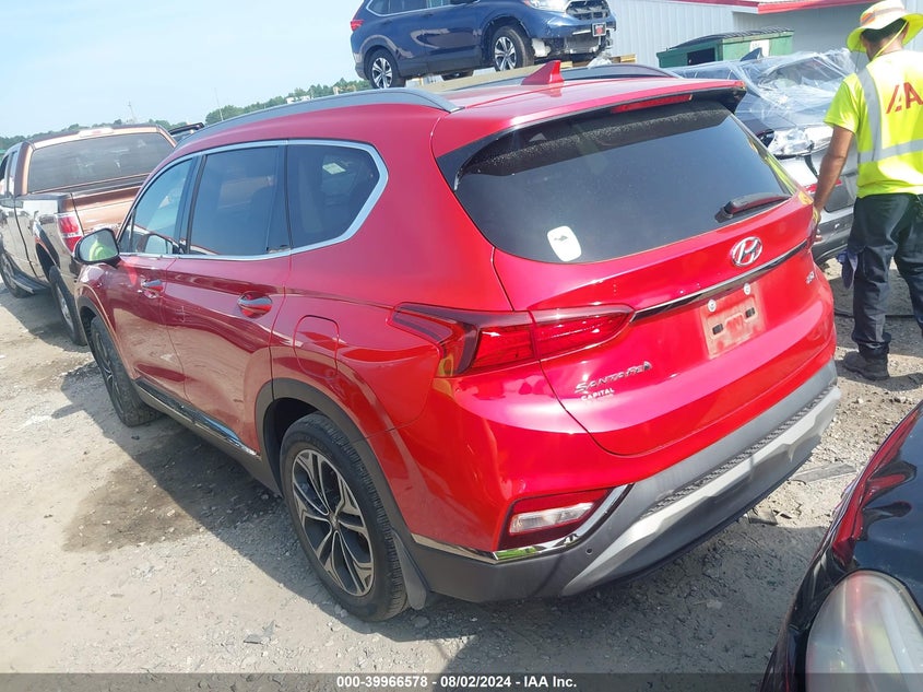VIN 5NMS53AA9LH230658 2020 HYUNDAI SANTA FE LIMITED 2.0T