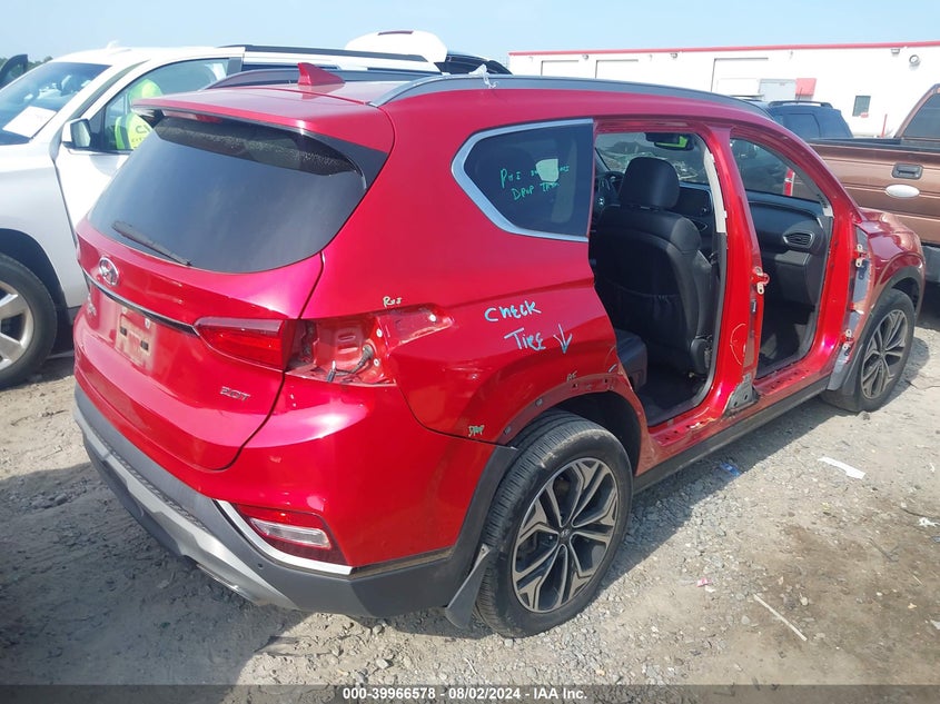 VIN 5NMS53AA9LH230658 2020 HYUNDAI SANTA FE LIMITED 2.0T