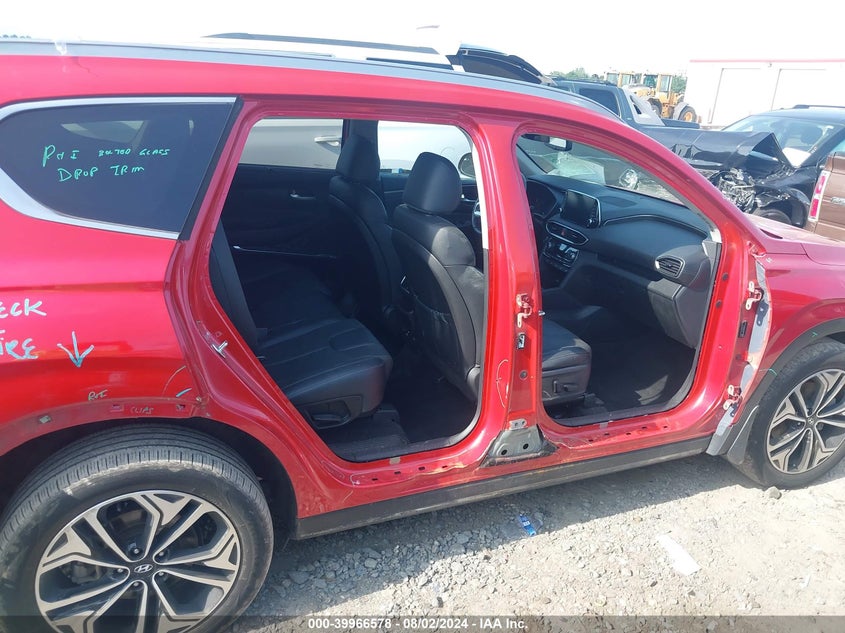VIN 5NMS53AA9LH230658 2020 HYUNDAI SANTA FE LIMITED 2.0T