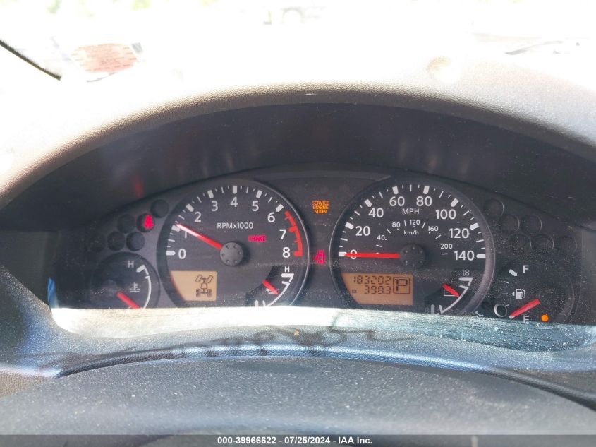 2006 Nissan Xterra X VIN: 5N1AN08W96C539203 Lot: 39966622