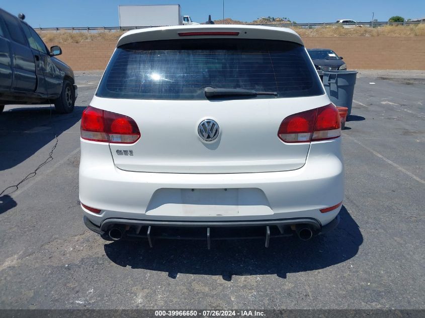 2012 Volkswagen Gti 4-Door VIN: WVWHV7AJXCW002604 Lot: 39966650